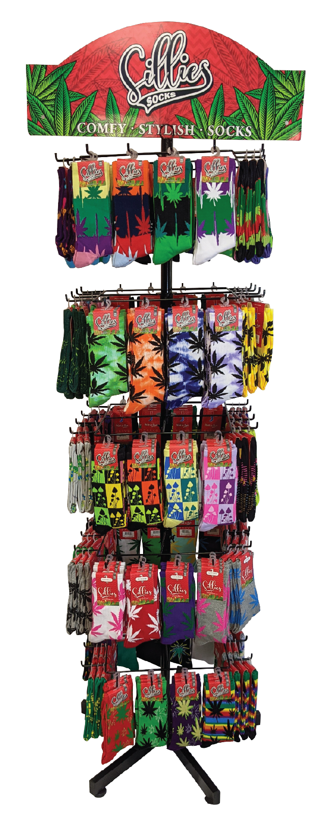 5-tier Big Trippies Pre-pack Spinner Rack