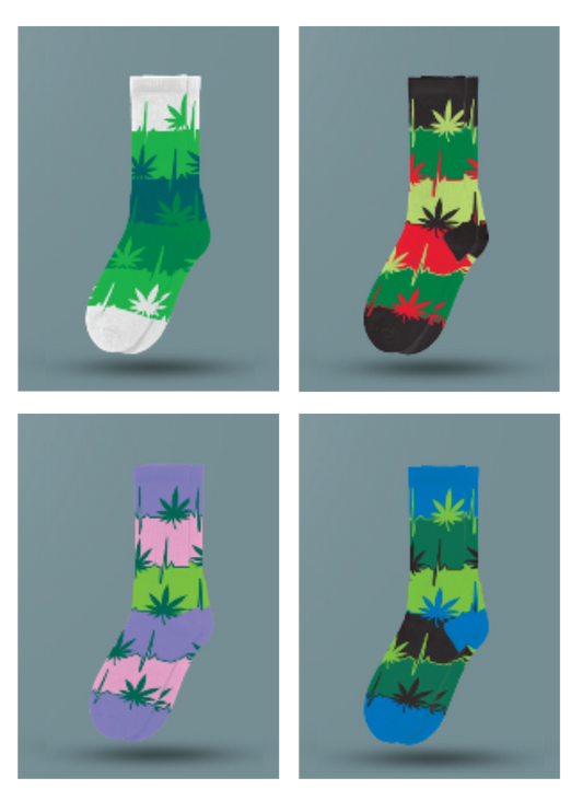 4-style Trippies Socks - M30